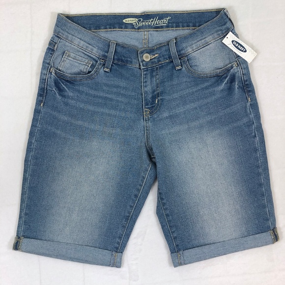 Old Navy Pants - NWT Old Navy Sweetheart Bermuda Short, Light blue